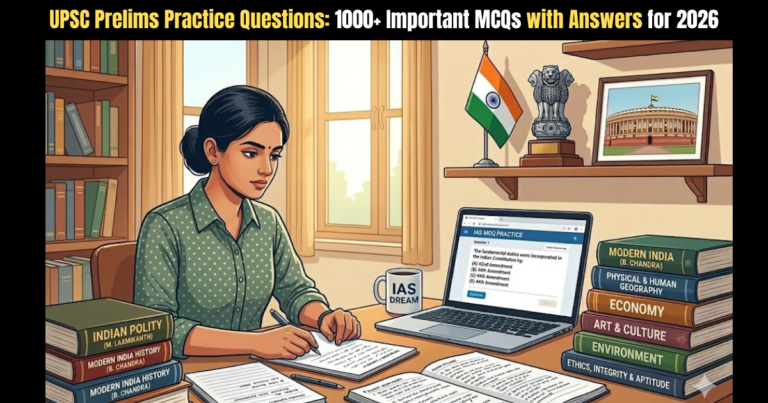 UPSC Prelims Practice Questions: 1000+ Important MCQs with Answers for ...