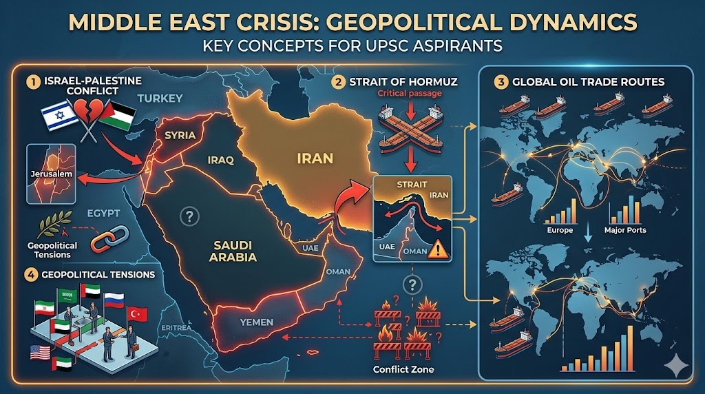 Middle East Crisis MCQs 2026