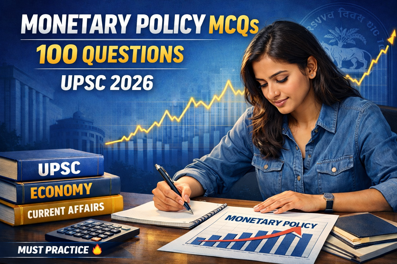 100 Monetary Policy MCQs 2026: Comprehensive Guide for UPSC Prelims