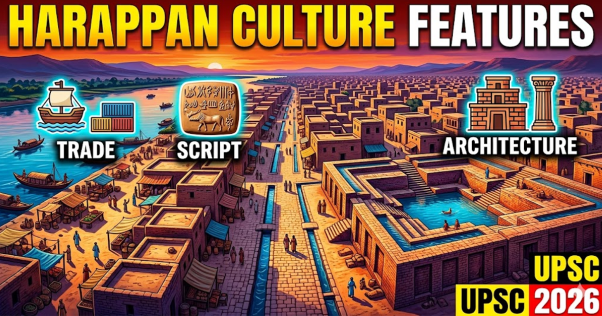 10 Powerful Key Features of Harappan Culture (UPSC Prelims 2026 Guide)