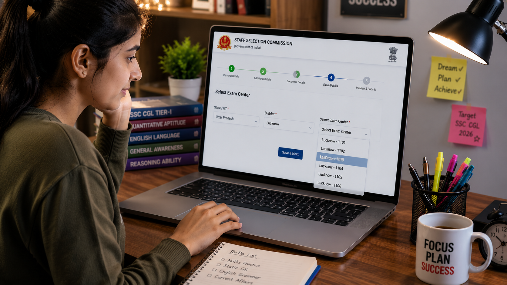 SSC CGL Registration Process