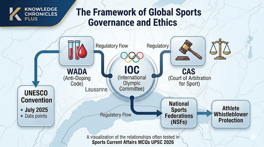 nalytical Diagram of Global Sports Governance for UPSC