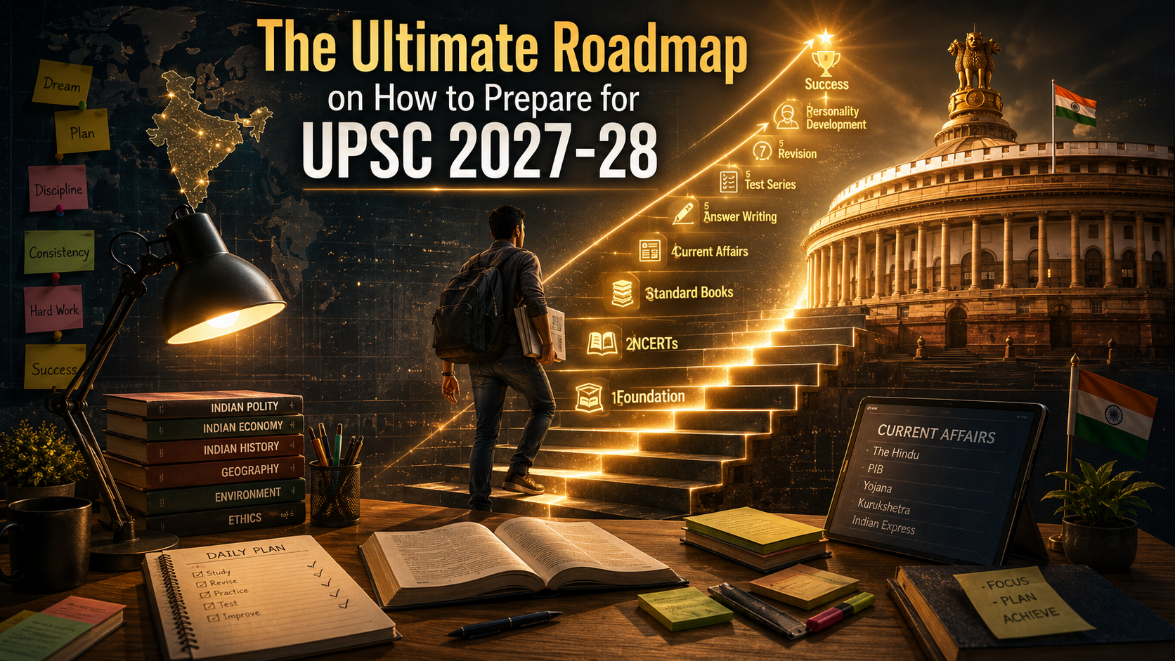 The Ultimate Roadmap on How to Prepare for UPSC 2027-28 Successfully