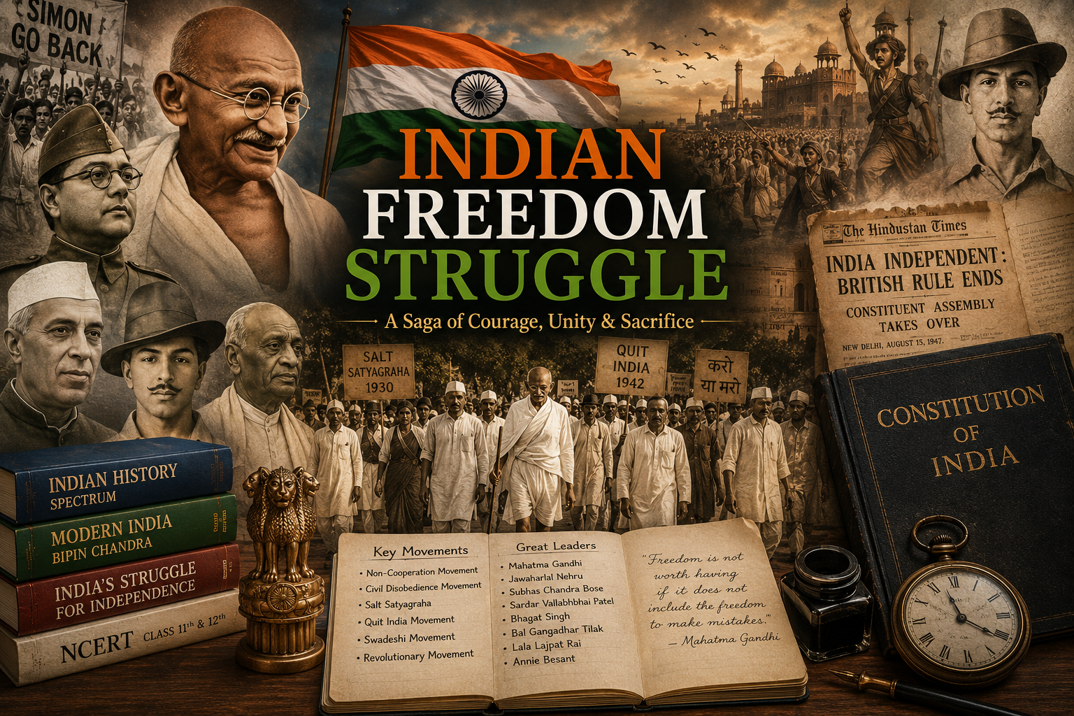 Modern History MCQs UPSC Prelims 2027