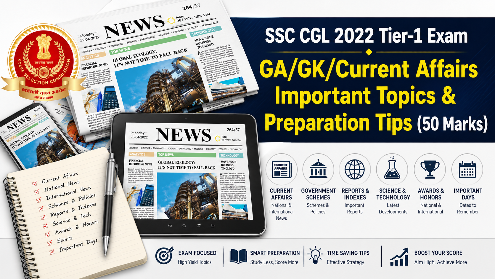 SSC CGL Syllabus 2026