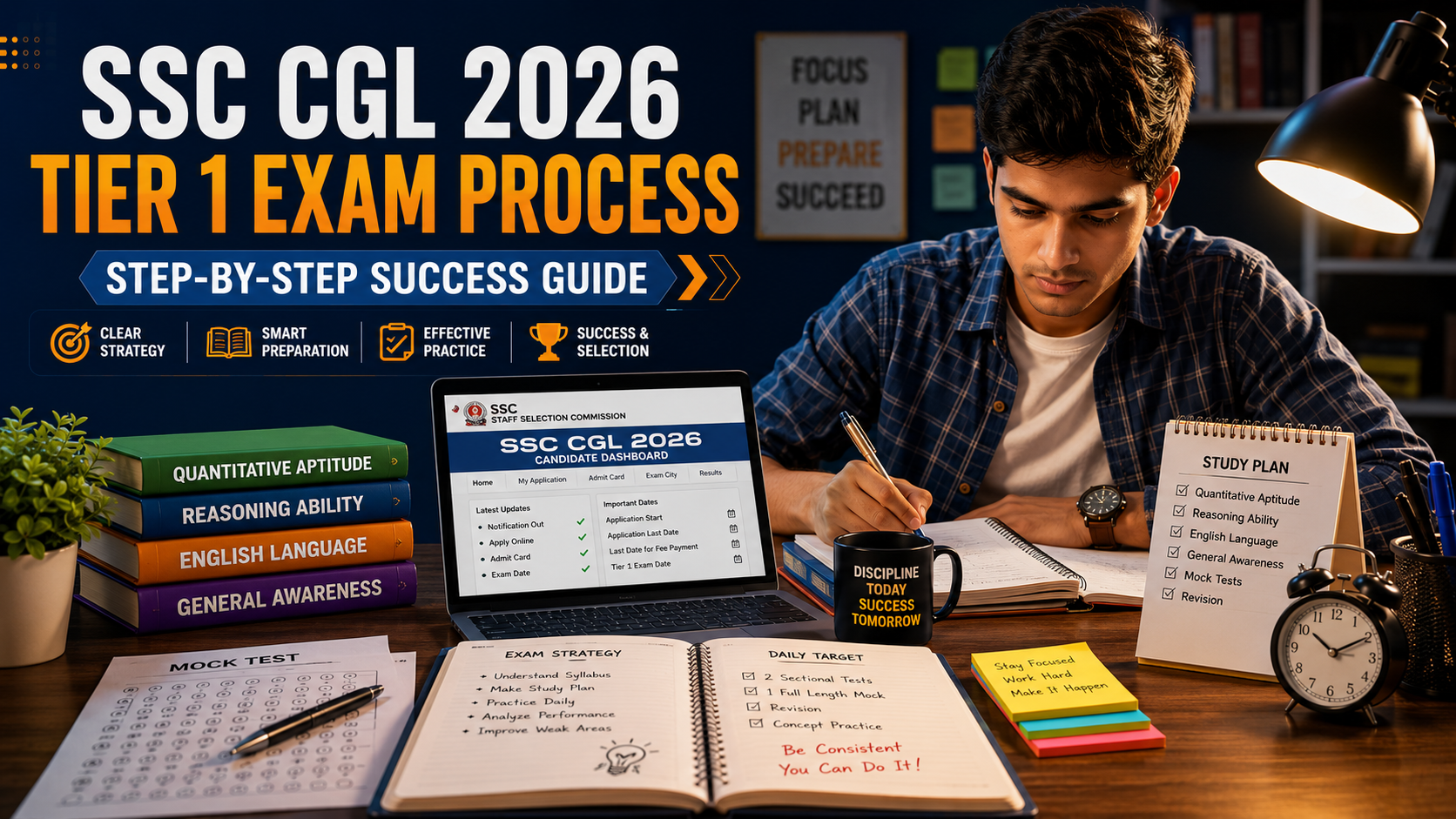 Excellent SSC CGL 2026 Tier 1 Exam Process: Step-by-Step Success Guide
