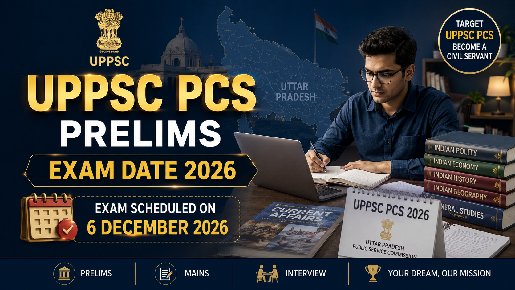 UPPSC PCS Prelims Exam Date 2026 Officially Announced: Great News for Aspirants