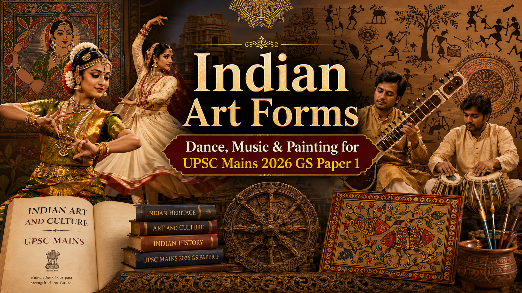 Indian Art Forms (Dance, Music, Painting) UPSC Mains 2026 GS Paper 1: Ultimate Success Guide