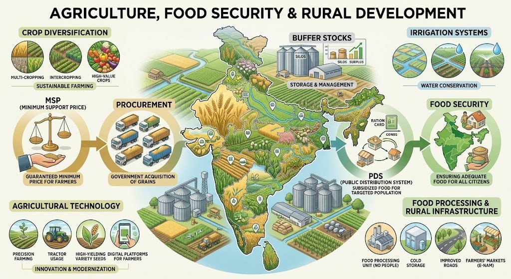 UPSC Mains GS Paper 3 2027: Agriculture