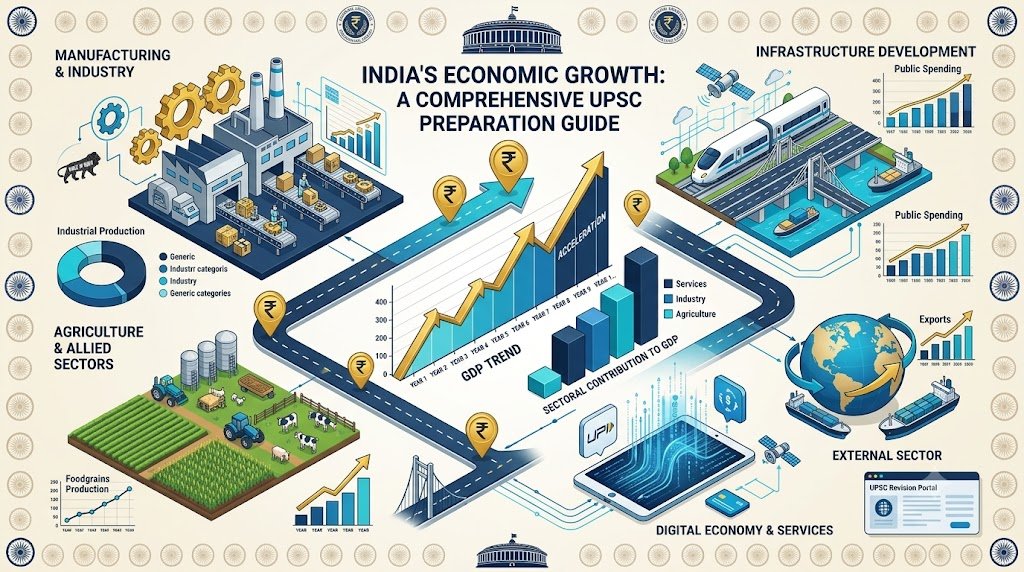Indian Economy UPSC Prelims 2027: Major Topics