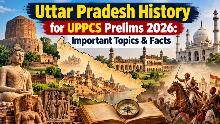 Uttar Pradesh History for UPPCS Prelims 2026: Important Topics & Facts