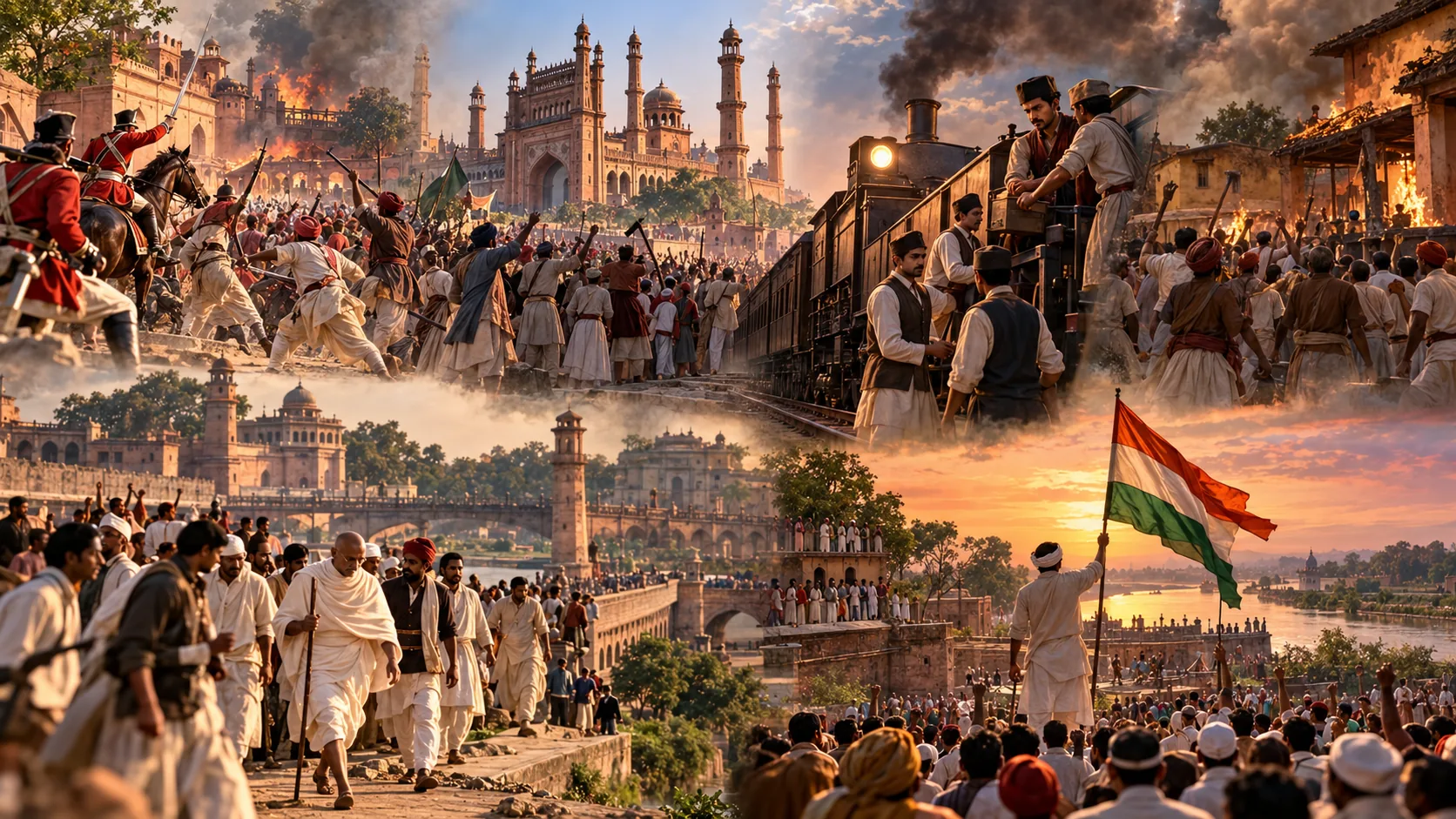 Uttar Pradesh and the Freedom Movement After 1857